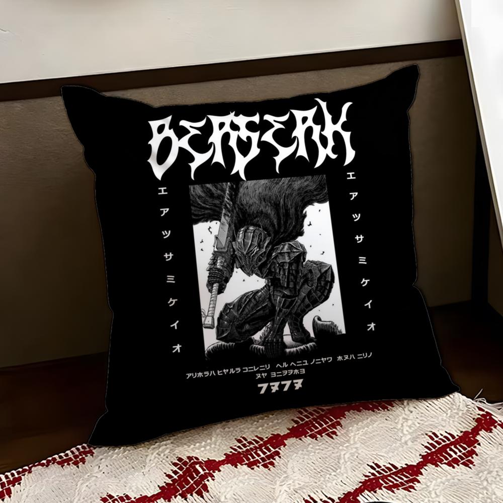 Cool BBerserkS Cushion Cover Reversible Soft Durable Pillow Cover Home  Car MultiScene Use for Daily Comfort