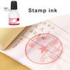 Чернила для штемпельных подушечек, 40 мл, долговечные, яркие цвета, быстросохнущие чернила для штемпельных подушечек для дома, школы, офиса
