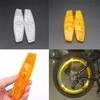 Cool Bike Safety Assurance Wheel Reflective Warning Lights Bicycle Spoke Reflector Mountain Bike