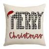 Новая красная рождественская наволочка Рождественская красная наволочка для дивана для гостиной Дом Новый стиль