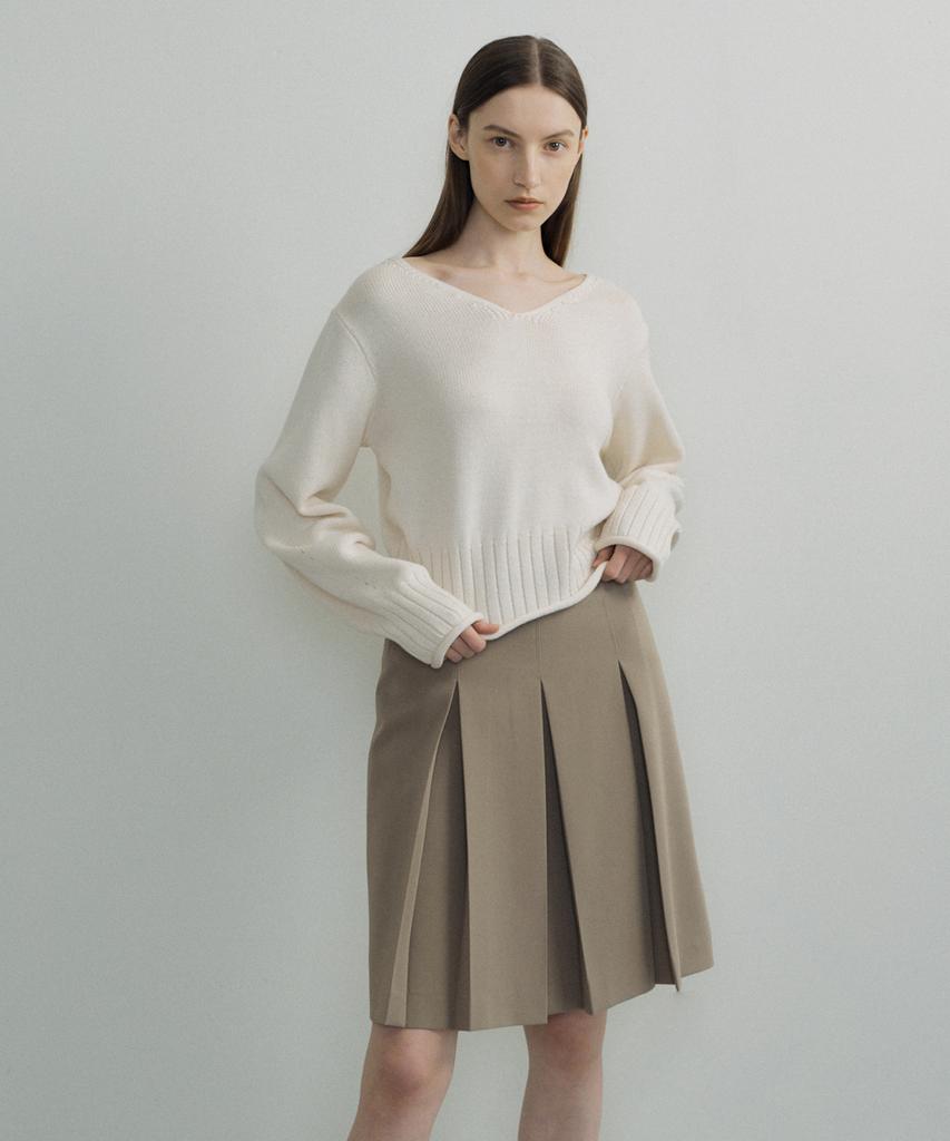 OCTETTE Cotton Waveneck Knit_2Color