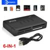 6-в-1 USB-кардридер Extreme Micro SD MMC Mini XD M2 MS DUO TF Адаптер для передачи данных на компьютер, планшет, ноутбук