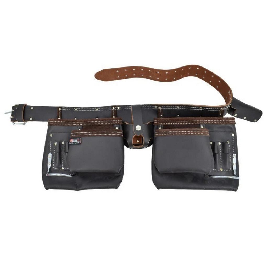 AW Tools Grain Leather Multi Pocket Tool Belt