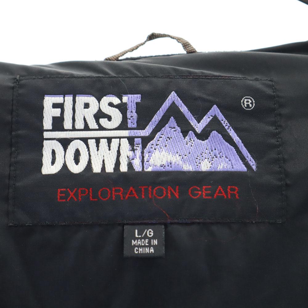 FIRSTDOWN 90-е годы Старая сноубордическая Пуховая куртка L Коричневая Лыжная Мужская Б/У