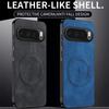 Magnetic Case For Google Pixel 10 Pro XL 9 9A Pixel8 7 6 MagSafe Napa-textured PU Silicone Leather Back Cover Shockproof Bumper