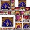 Яркий и красивый гобелен Ид Мубарак, настенный декор для празднования Рамадана