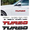 Автомобильная наклейка с турбонаддувом, турбо, металлический сплав, 3D значок, аксессуары для модификации автомобиля, задняя маркировка, боковая маркировка, декоративная автомобильная наклейка