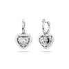 Swarovski Серьги-подвески Сердце Капля Воды Женские серьги Серебряные 5684384