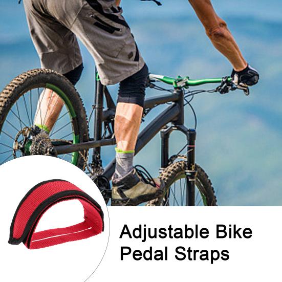 Yousheng 2 шт. ремни для велосипедных педалей с крепежной лентой, износостойкие, сверхлегкие, регулируемые, противоскользящие, универсальные ремни для велосипедных ножек, аксессуары для велосипеда
