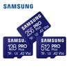Samsung PRO Plus microSD Memory Card 256GB microSDXC,512GB 128GB Up To 180 MB/s,Full HD & 4K,UHS I,C10,U3,V30,A2,for Phones GoPRO and DJI Drone Camera