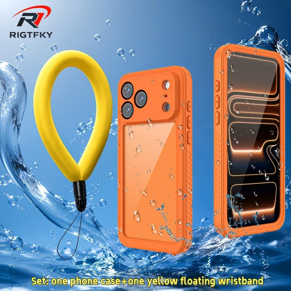 Водонепроницаемый чехол 360° Full Protection IP68 для Iphone 17 Air 16 15 14 Plus 13 Pro Max 16E 17E Чехол для плавания и снорклинга на открытом воздухе
