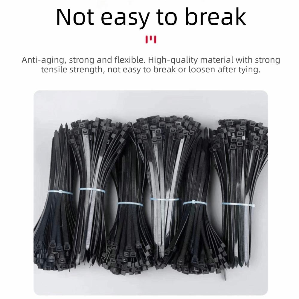 Detachable Nylon Cable Ties Multicolor Zip Ties Self Locking Self-Locking Cable Ties Home Use