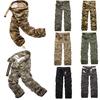 Камуфляжные брюки-карго, армейские мужские военные армейские брюки больших размеров, длинные спортивные штаны с несколькими карманами