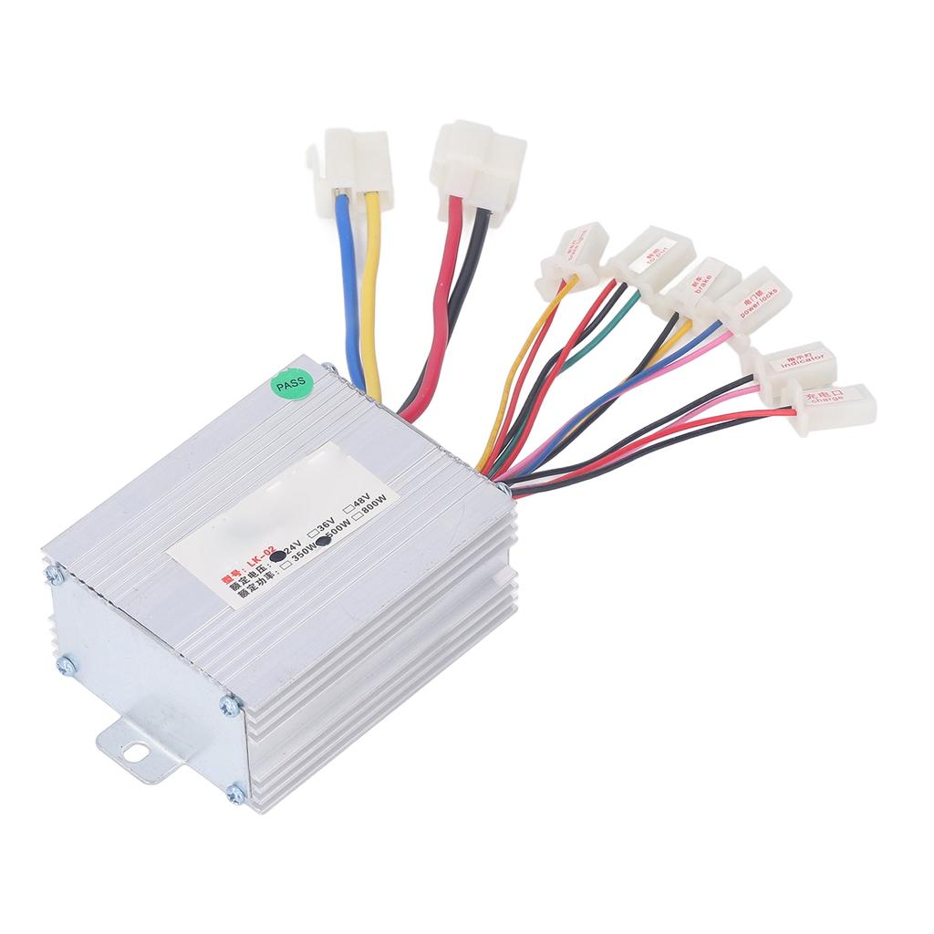 Комплект контроллера 24В 500Вт с ручкой газа, рассеиванием тепла для электрических велосипедов, трехколесных велосипедов