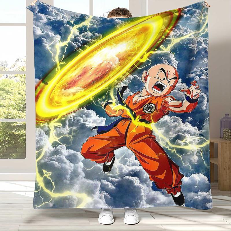 Аниме D-Dragon Ball Игра Мультфильм Фланелевое Одеяло, Ультра Мягкое Теплое Плюшевое Покрывало для Дома Спальни Кровати Дивана Офиса Кемпинга