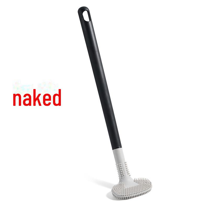 Двусторонняя щетка для унитаза с длинной ручкой и мягкой щетиной для эффективной уборки