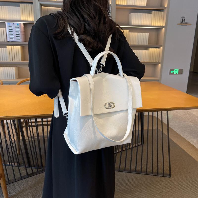 Повседневный женский рюкзак большой вместимости с мягкой поверхностью 2025 новый популярный универсальный рюкзак дорожная сумка школьный рюкзак