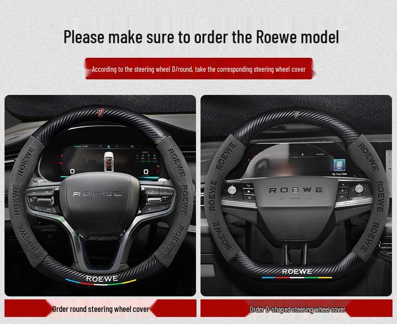 Universal Roewe Steering Wheel Cover: Fits I5, RX5 Plus, I6 Max, RX3, iMax8 for All Seasons
