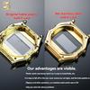 Для Casio Серия Маленький Квадрат A158/A159 168 F91 модифицированные аксессуары из нержавеющей стали для корпуса и замена на высококачественный корпус