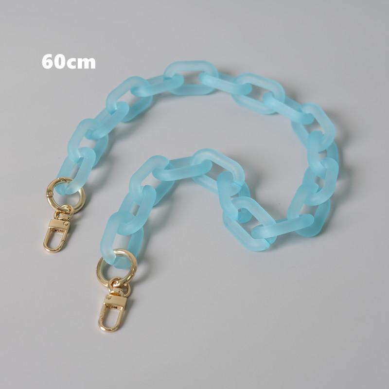 Новая модная женская сумка, аксессуар, съемные детали, сменная цепочка, милый матовый ремешок, женская акриловая цепочка на плечо с ручкой