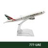 16 см Литой сплав 737 747 757 777 787 Модель самолета Игрушечный самолет Коллекционная серия подарков для коллекционного показа