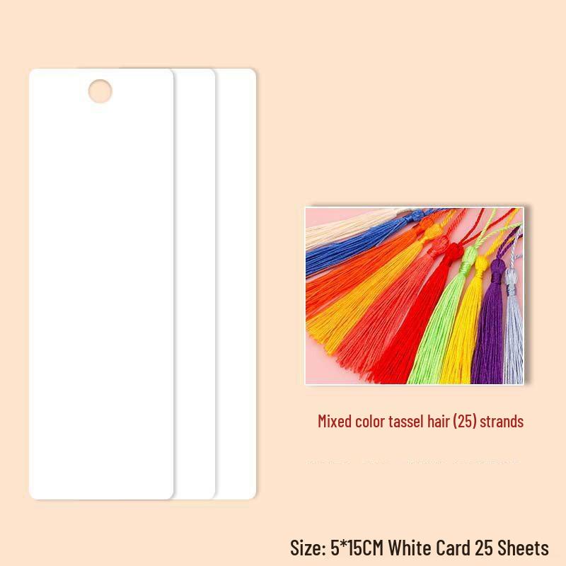 Kraft Paper Flashcard Set - DIY English Memory Cards for Notes, Journals & Doodles