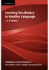 Книга Learning Vocabulary In Another Language by I. S. P. Nation - Paperback