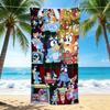 1Pc Bluey'S Christmas Adventure Beach Towel, Quick Dry, Multi-Use for Beach Pool Gym Yoga Home Travel, Christmas, Halloween, Xmas Gift S61