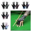 Left Hand Snooker Glove Three Finger Three Cut Gloves  Training Equipment