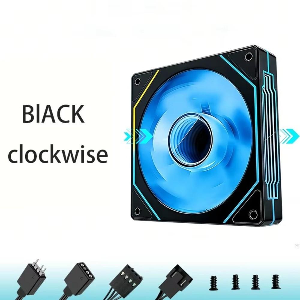 PWM Control Computer Chassis Fan 12V CPU Cooler Fan Fashion PC Case Fan Motherboard Sync