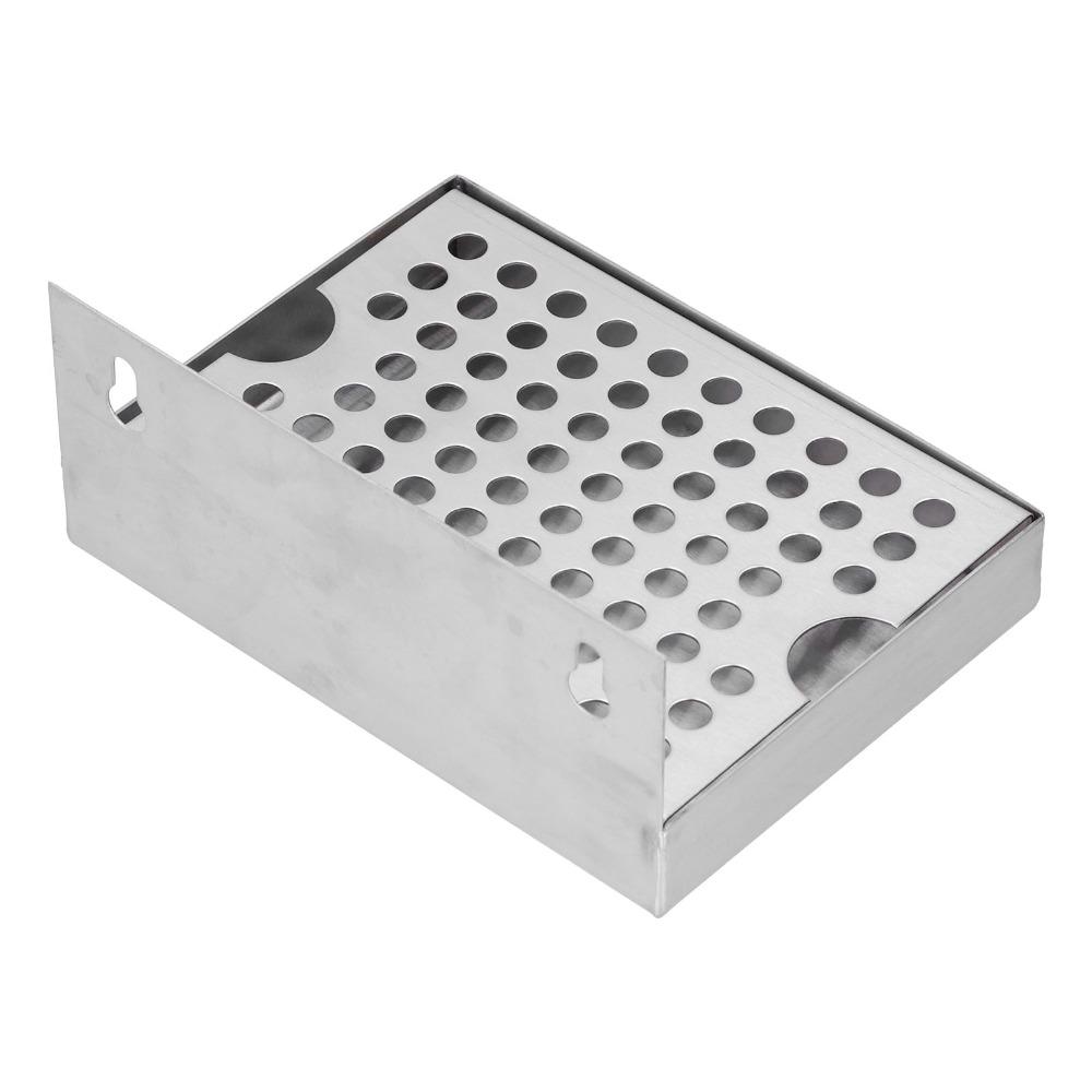 Stainless Steel Beer Drip Tray With Lid Drip Pan Kitchen Utensils Wall Mounted Tray Cafe