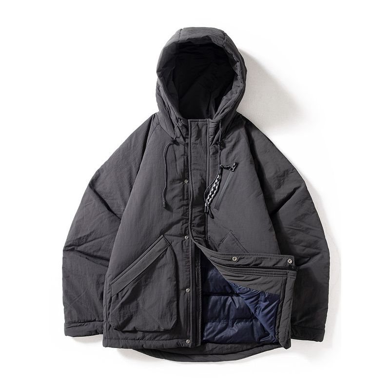 Jacket, Winter, Triple Protection, 90% White Duck Down, Thickened, Warm, Winter Clothing, Mountain Style, Outdoor, Loose Fit, Hooded Jacket, Trendy