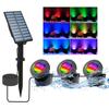 2/4/3/5 RGB Солнечный Светильник На Открытом Воздухе IP68 Солнечный Светильник Для Газона Светильник Для Бассейна Солнечный Светильник Для Декора Садовой Дорожки Подводный Светильник