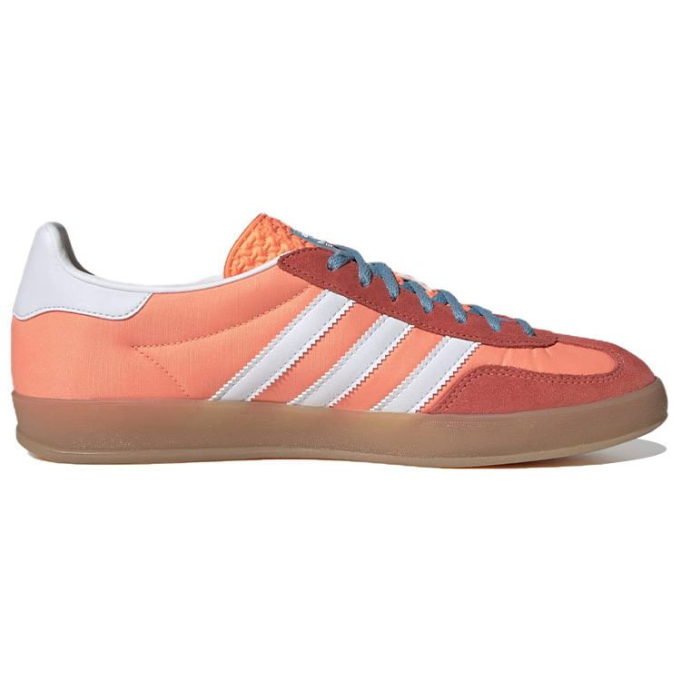 adidas Кроссовки унисекс Gazelle Indoor Beam Orange Gum Cloud-White HQ9016