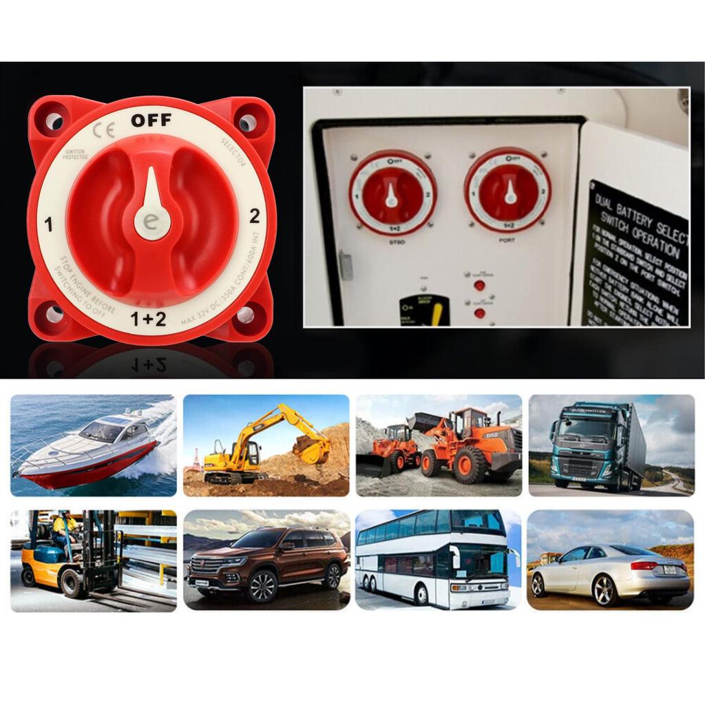 Выключатель аккумуляторной батареи, 4 положения передачи, выключатель питания, водонепроницаемый морской выключатель аккумуляторной батареи, селекторный переключатель аккумуляторной батареи