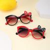 New Plastic Bow Decorated Sunglasses Ultraviolet-Proof Shades Kids Sunglasses Sun Protection Round Frame Kids Eyewear For Party