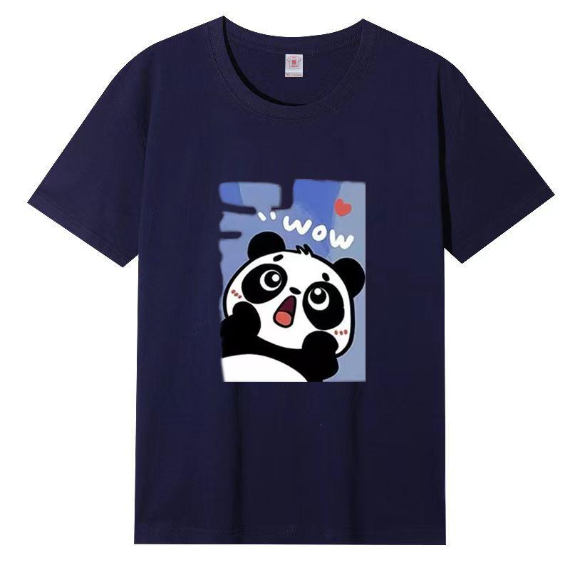 Женская летняя популярная футболка с короткими рукавами из хлопка, дышащая, свободная футболка с принтом, повседневная