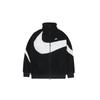 Nike Big Swoosh Reversible Boa Jacket Black White