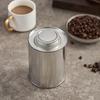 Tinplate Coffee Bean Storage Can Sealed Tea Pot Container Portable Metal Jar  Home Packaging Box