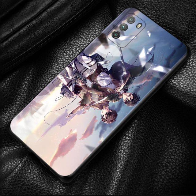 Чехол аниме Shingeki No Kyojin для Xiaomi Poco X3 Nfc X3 M3 Pro X3 F3 Gt F1, чехол для Mi 11t 10t Pro 9t 11 Note 10 Lite Civi