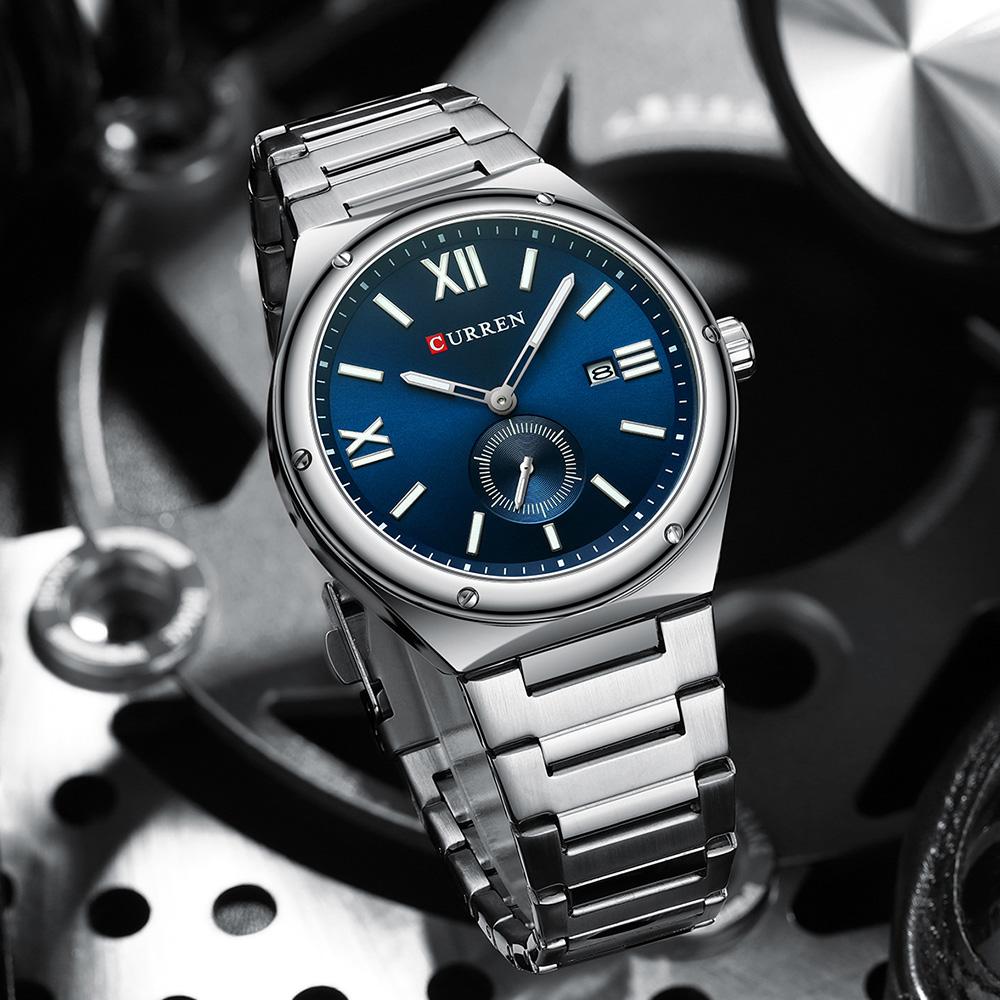 CURREN New Men Watch Business Wristwatches Movement Ultra Thin Clock Top Brand Luxury Fashion Casual