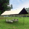 Outdoor Black Vinyl Canopy To Shelter from Rain Camping Tent, a Must-have Black Technology Tent for People Who Are Afraid of the Sun