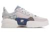 Li Ning Кеды Wave Zen Низкие Скейтбордические Женские Серый Синий AGCR214-2