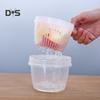 Home Kitchen Double-layer Sealed Onion Fruit Food Drain Storage Box Container