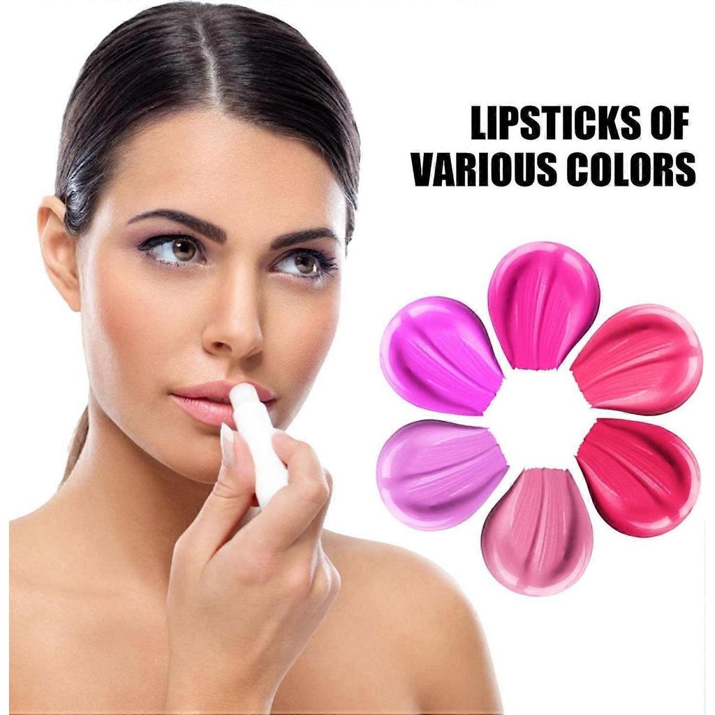 Pack of 25 Empty Plastic Lipstick Tubes, Empty Lip Balm Container for DIY Homemade Lip Balm Refillable with Cap