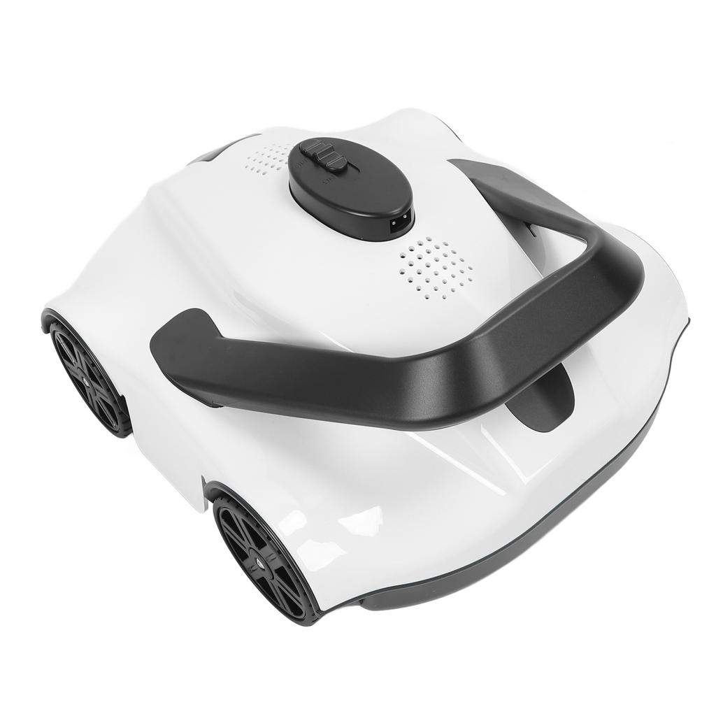 Беспроводной роботизированный пылесос для бассейна IPX8, автоматическая система пылесоса с мощным всасыванием, аккумулятор 5200 мАч, для бассейнов с плоским дном, белый.
