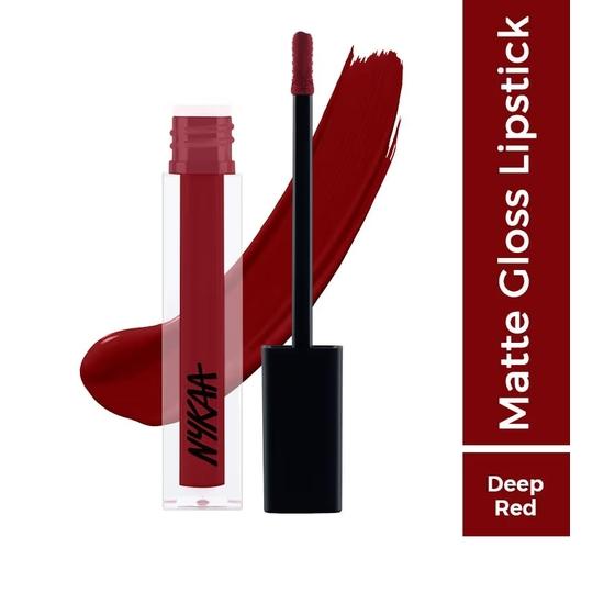 Матовый блеск для губ полного покрытия Nykaa 8-часовой стойкости - Glam Diva