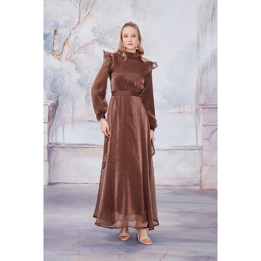 Темно-синее вечернее платье Mira