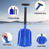 Telescopic Snow Shovel Sport Utility Shovel Retractable Camping Shovel Snow Removal Tool