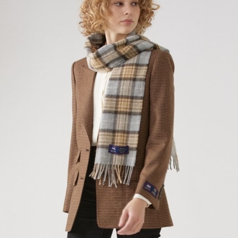 ABRAHAM MOON Шарф из мериносовой шерсти 25 см - McKellar